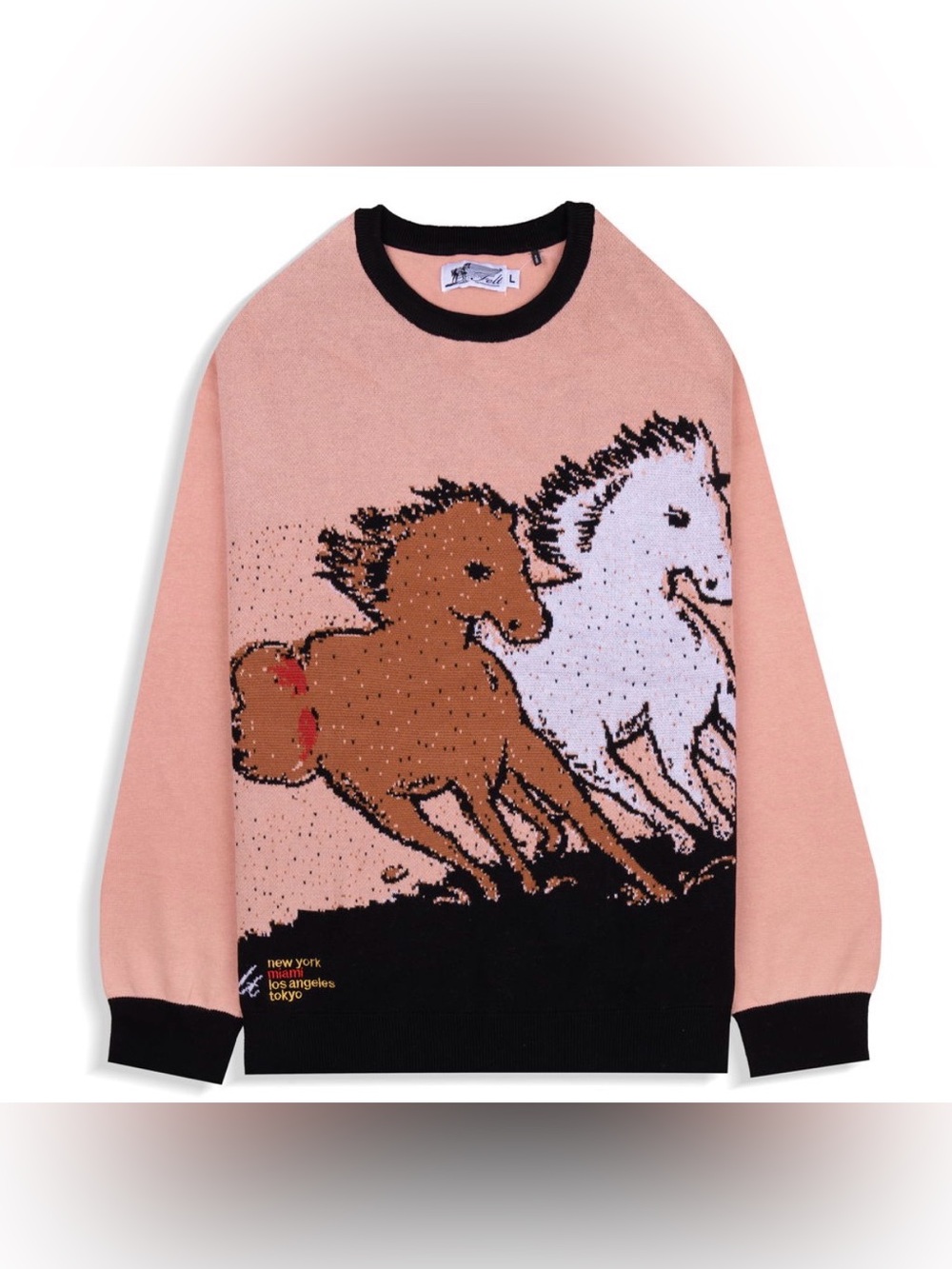 The Felt Roam knit sweater